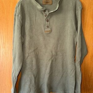 Club Room Men's Olive Long Sleeve Henley